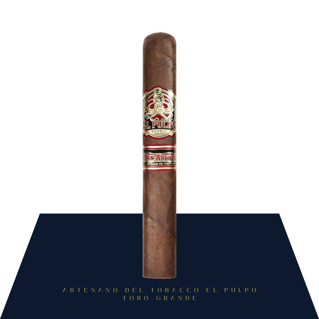 el pulpo by artesano del tobacco Artesano del Tobacco El Pulpo Toro Grande (6 x 56) – Taino Leaf 1400