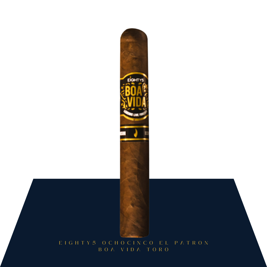 Eighty5 Ochocinco El Patron Boa Vida Toro (6 x 52) – Taino Leaf 1400 Eighty5 Ochocinco El Patron Boa Vida Toro (6 x 52) – Taino Leaf 1400